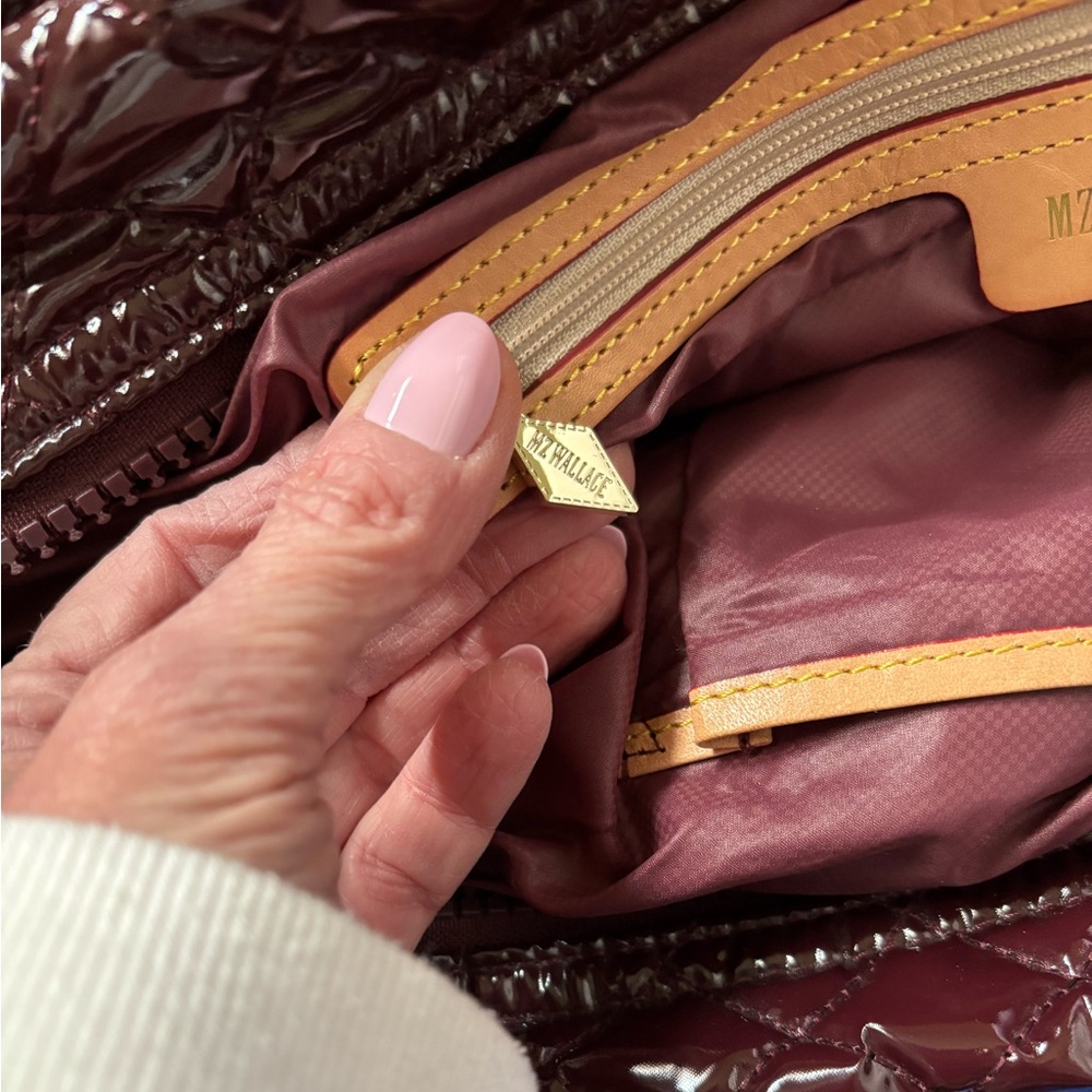 MZ Wallace Medium Lacquer Sutton Tote NWOT - Picture 5 of 11